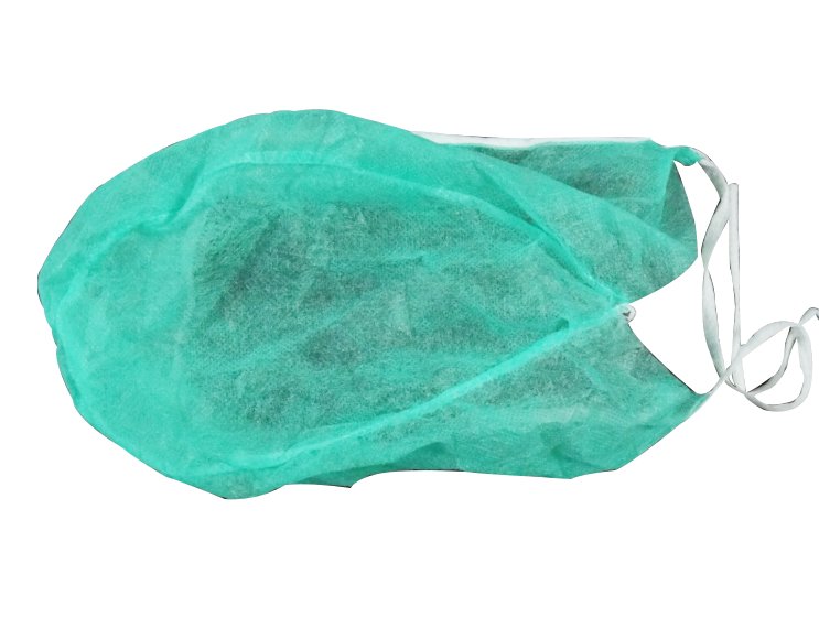 优质无纺布结带医生帽 帽缘包边